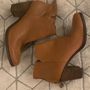 BOOTIE BUNDLE 😂 Women’s Size 12 Brass Plum ankle boots/Torrid Peep Toe booties